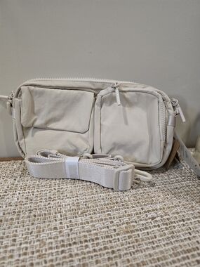 🔥 Ampere Creations Cream Utility Belt Bag with Dual Front Pockets